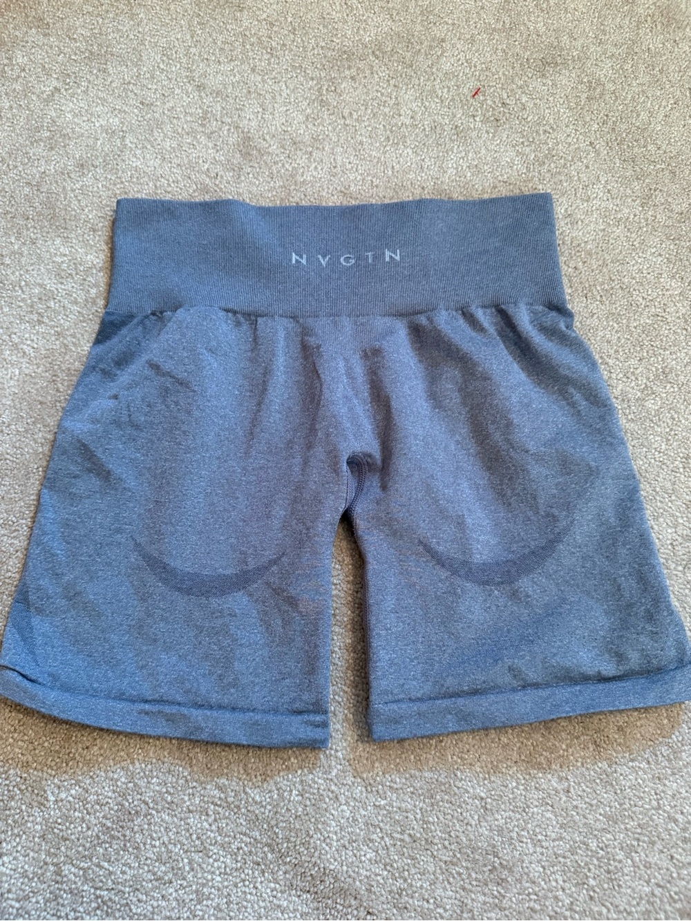 NVGTN Grey Biker Shorts